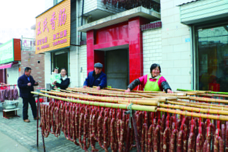 炸肉圓、灌香腸