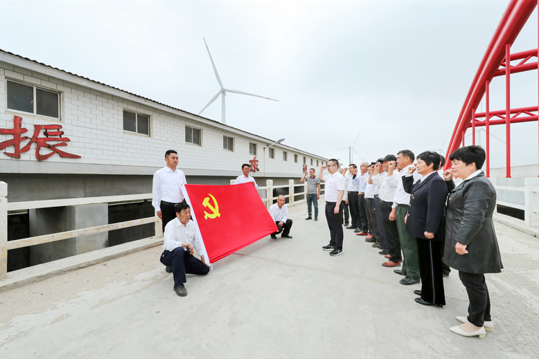 濱海港鎮(zhèn)振東村黨總支組織黨員開展“賡續(xù)紅色血脈，踐行初心使命”活動(dòng)