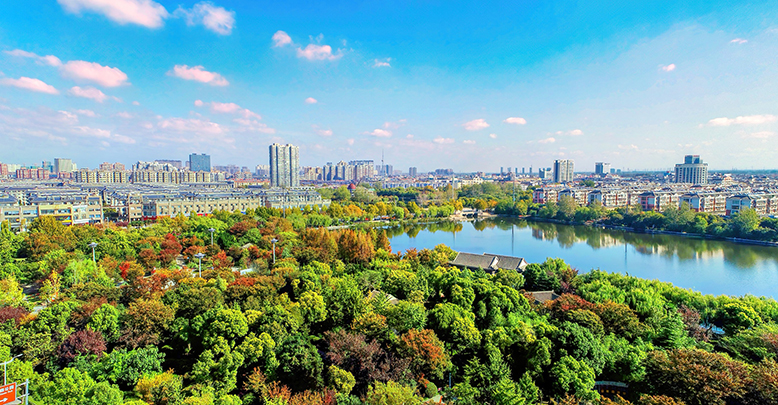南湖公園鳥(niǎo)瞰