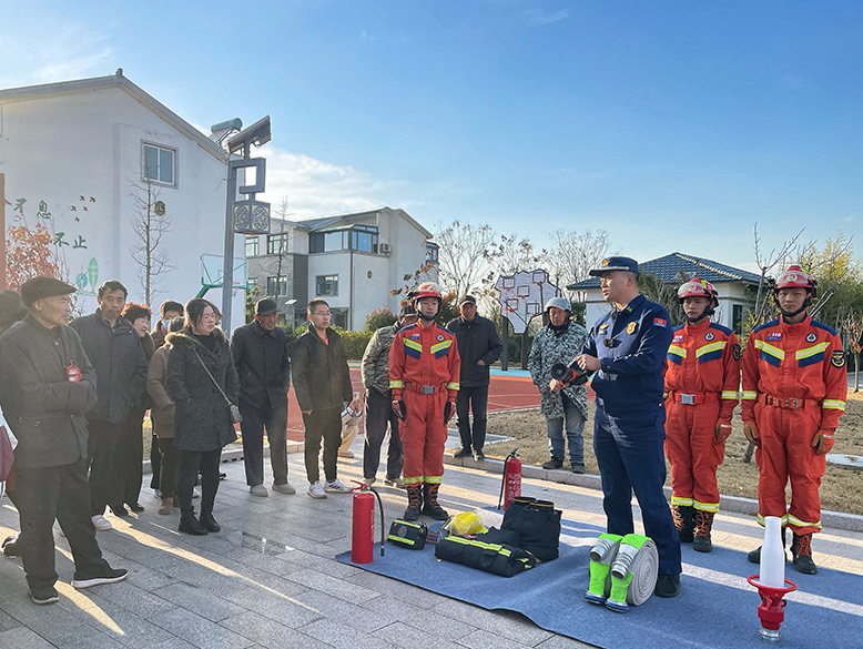 縣消防救援大隊開展“消防講師進農村”活動